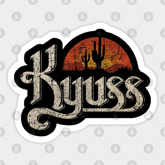 Kyuss Sunset Dessert 1987 Sticker by Thrift Haven505